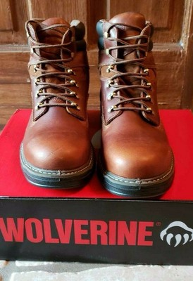 wolverine men's overman nano toe 6 inch wpf contour welt work boot